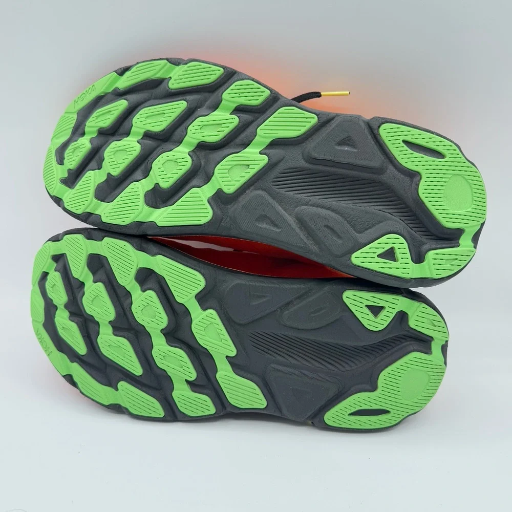 Hoka One One Clifton 9 Flame Vibrant Orange Road Running Walking Men’s Size 11 - Picture 8 of 8